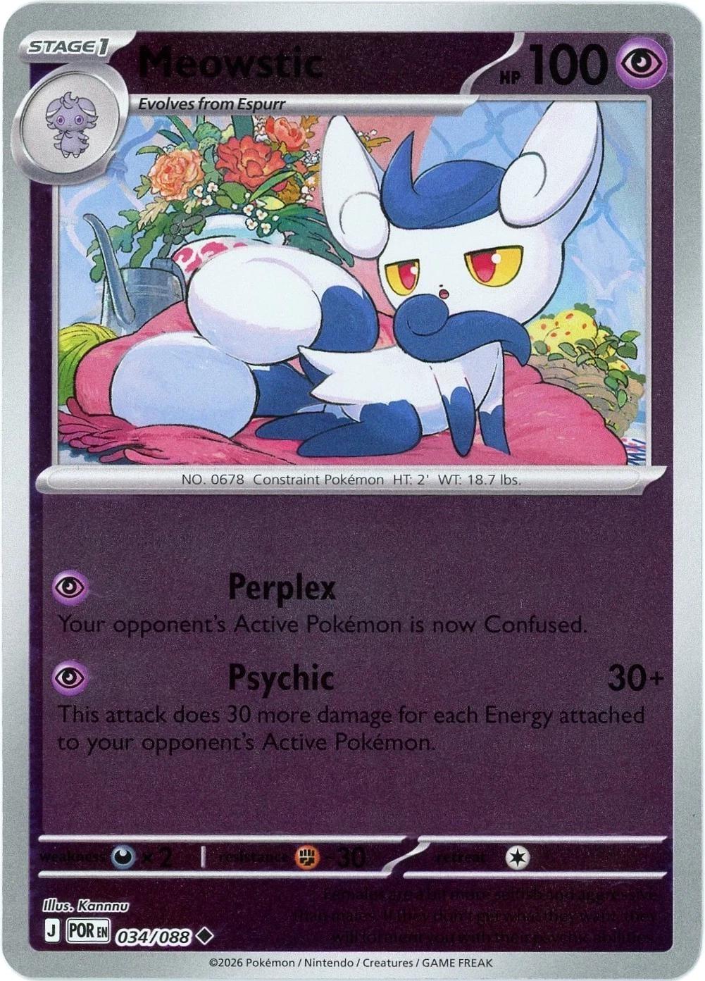 Meowstic [Reverse Holo]